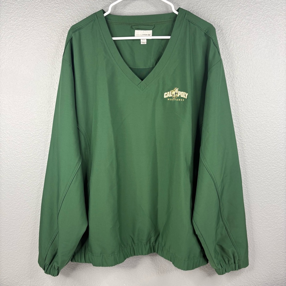 Cal Poly Mustangs Pullover Windbreaker with Zippered Pockets
